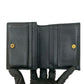 GUCCI Bifold Wallet leather black GG Marmont