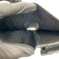 GUCCI Bifold Wallet leather black GG Marmont