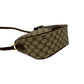 GUCCI Shoulder Bag Leather, PVC Brown GG logo Metal Sherry line Women Used Authentic