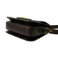 CELINE Shoulder Bag leather Brown logo carriage Metal Women Used Authentic