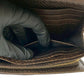 GUCCI Long Wallet Purse Leather, Canvas beige Diamante Horsebit Women Used Authentic