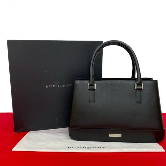 BURBERRY Handbag leather black