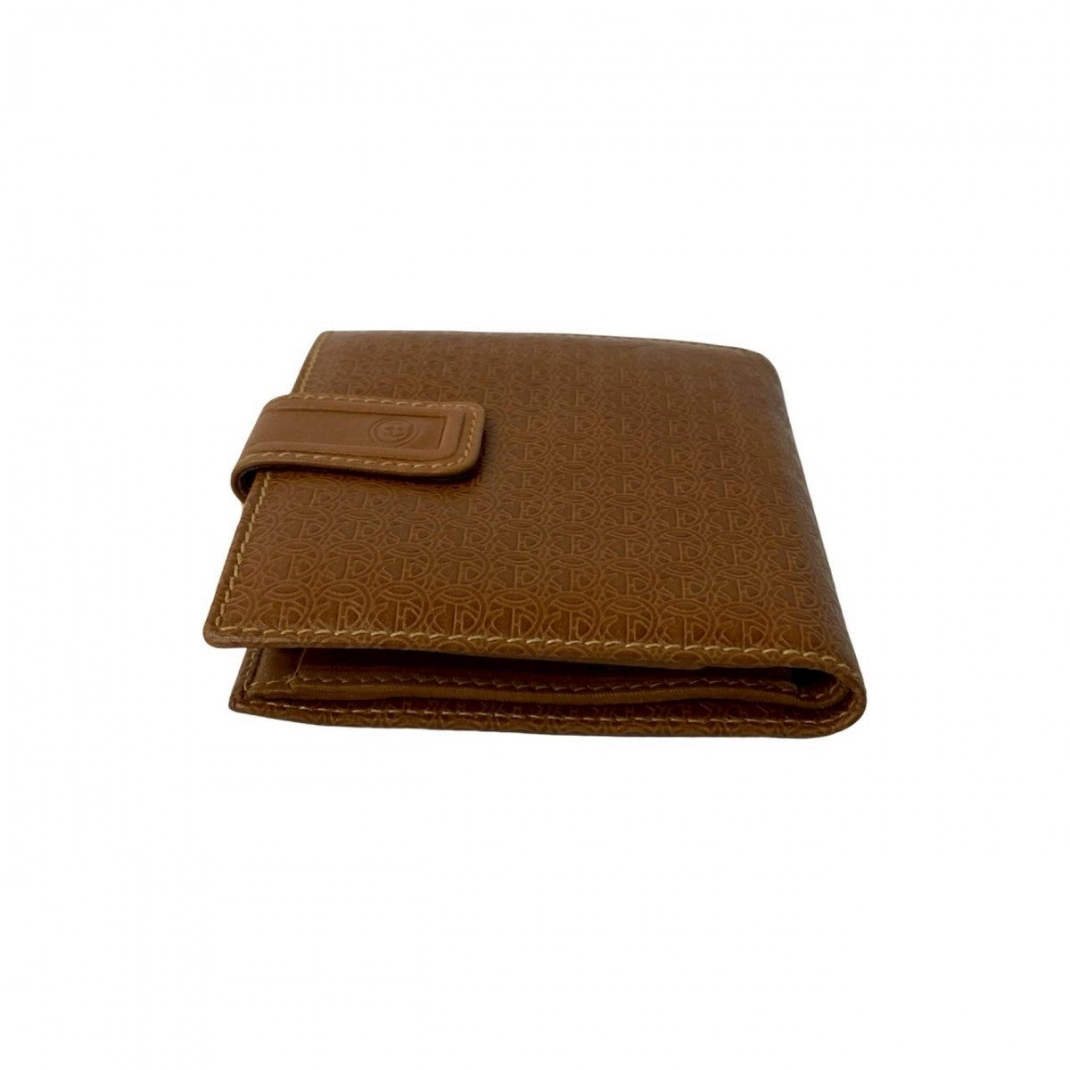 GUCCI Bifold Wallet leather Brown Gamaguchi GG logo Women(Unisex) Used Authentic