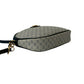 GUCCI Shoulder Bag Leather, PVC Navy Micro GG logo Metal Women Used Authentic