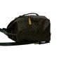 CELINE Backpack Leather, PVC black Macadam Blason Triomphe Pattern mens(Unisex) Used Authentic
