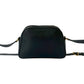 CELINE Shoulder Bag leather Navy Triomphe logo Metal mens(Unisex) Used Authentic