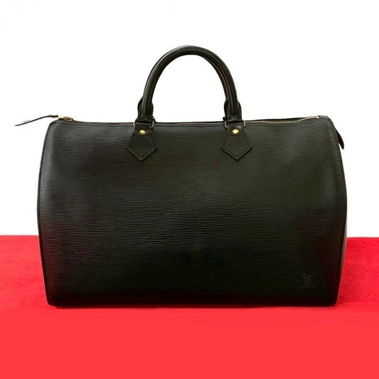 LOUIS VUITTON Boston Duffel bag Epi Leather black Epi Speedy 40