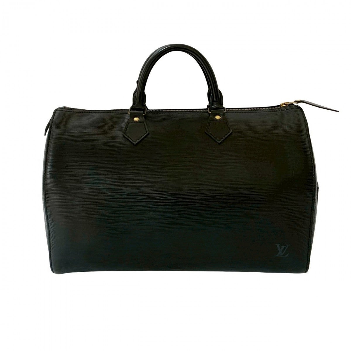 LOUIS VUITTON Boston Duffel bag Epi Leather black Epi Speedy 40