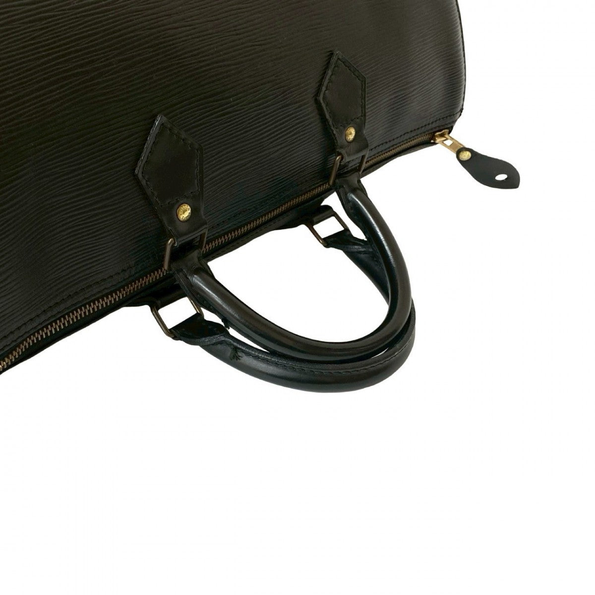 LOUIS VUITTON Boston Duffel bag Epi Leather black Epi Speedy 40