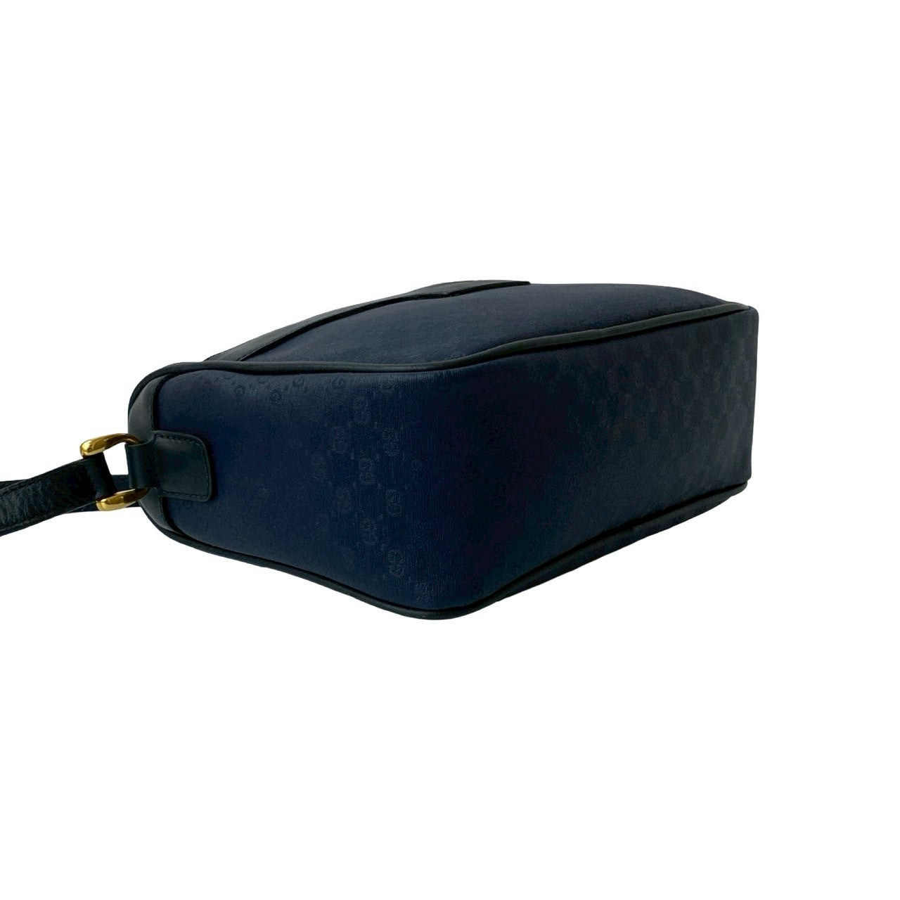 GUCCI Shoulder Bag leather Navy