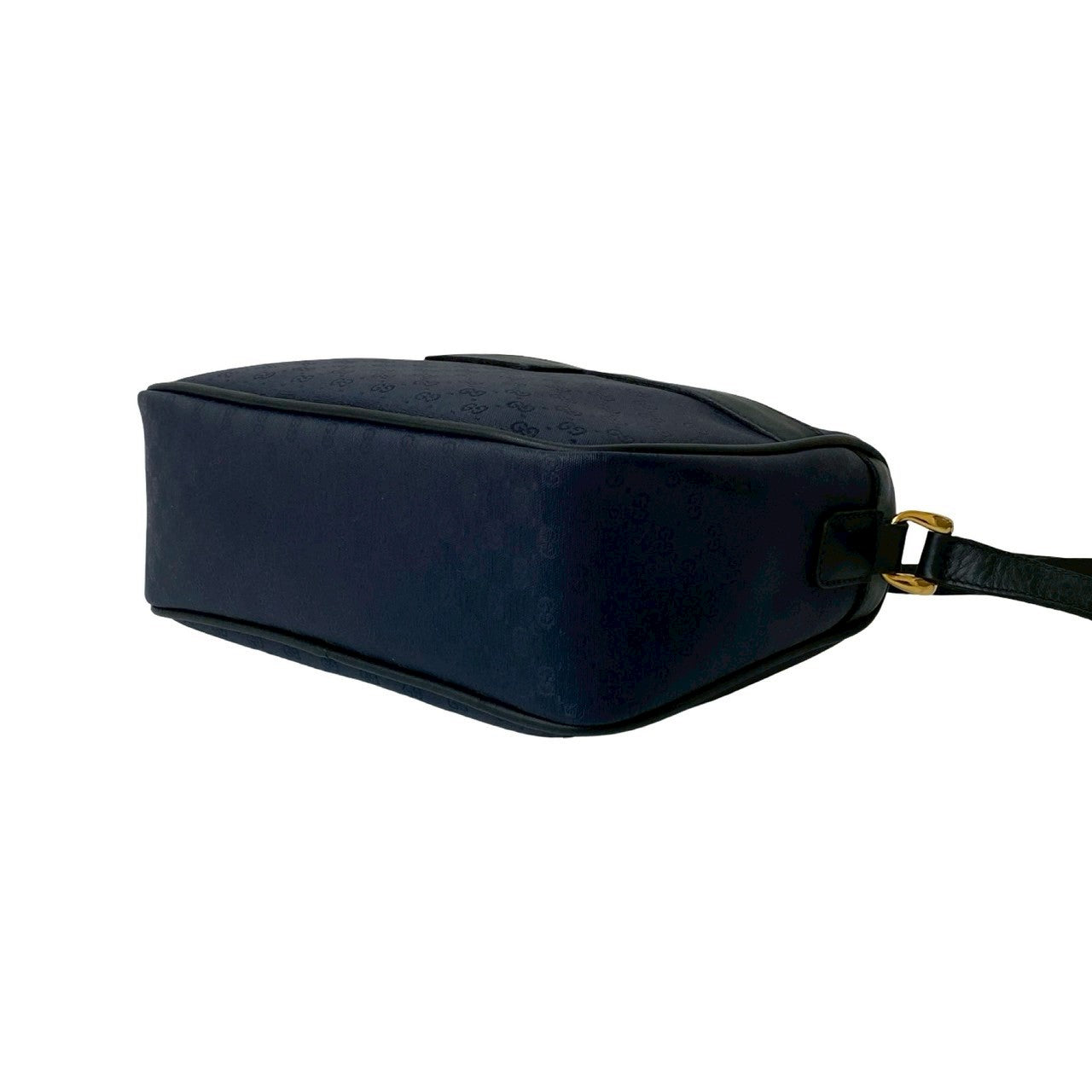 GUCCI Shoulder Bag leather Navy