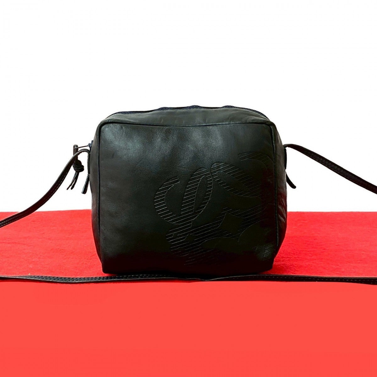 LOEWE Shoulder Bag leather Navy