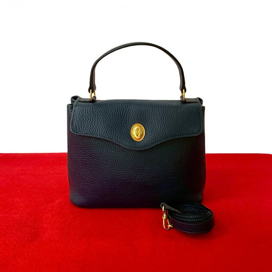 Dior Shoulder Bag leather Navy