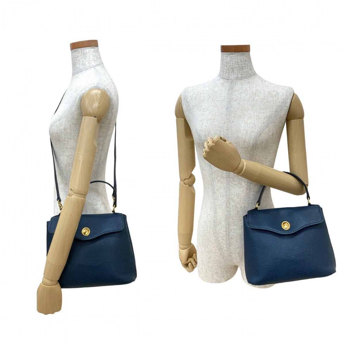 Dior Shoulder Bag leather Navy