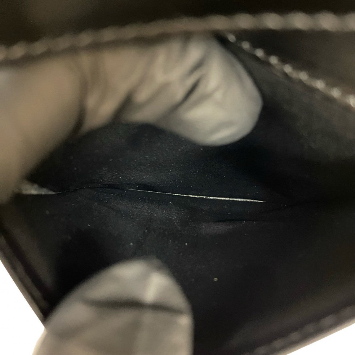 CELINE Tri-fold wallet leather Brown