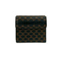 CELINE Tri-fold wallet leather Brown