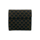 CELINE Tri-fold wallet leather Brown