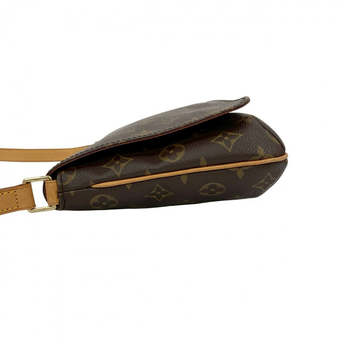 LOUIS VUITTON Shoulder Bag M51257 Leather, PVC Brown Monogram Musette Tango Women Used Authentic