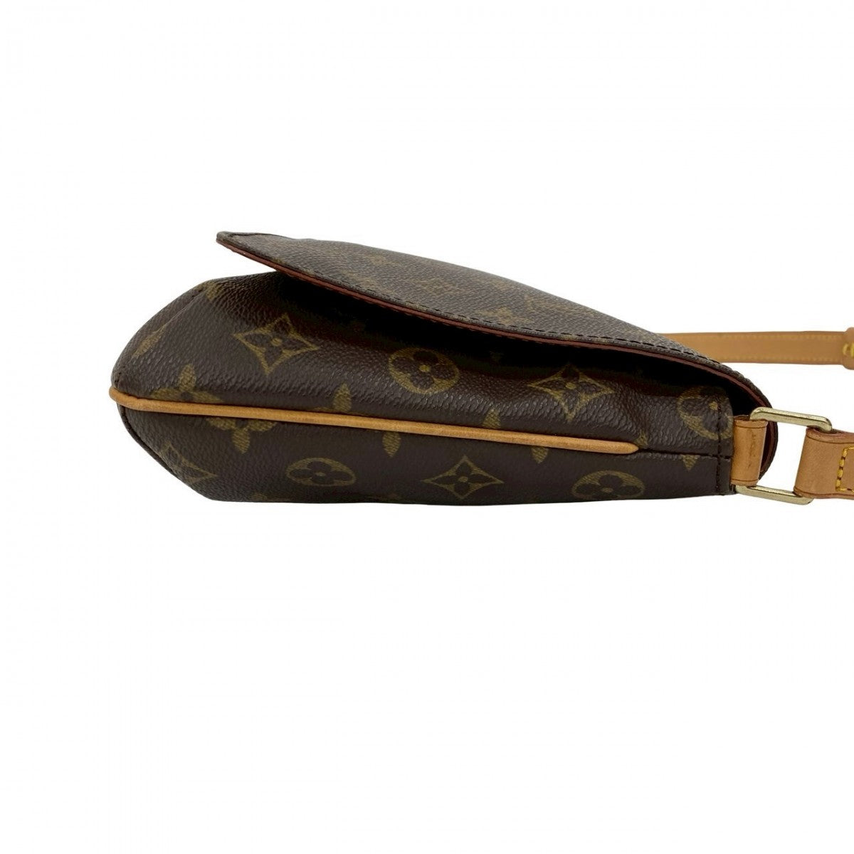 LOUIS VUITTON Shoulder Bag M51257 Leather, PVC Brown Monogram Musette Tango Women Used Authentic