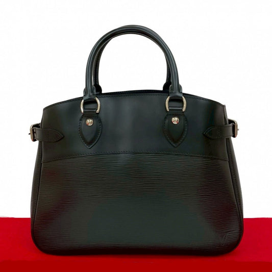 LOUIS VUITTON Handbag Epi Leather black Epi Passy PM