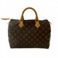 LOUIS VUITTON Handbag M41526 leather Brown Monogram Speedy 30