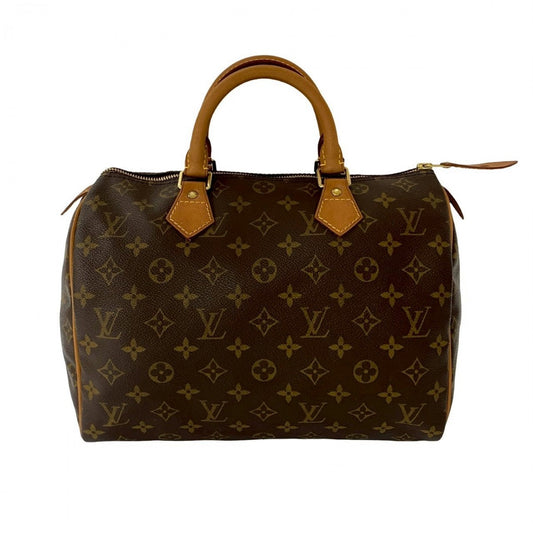 LOUIS VUITTON Handbag M41526 leather Brown Monogram Speedy 30