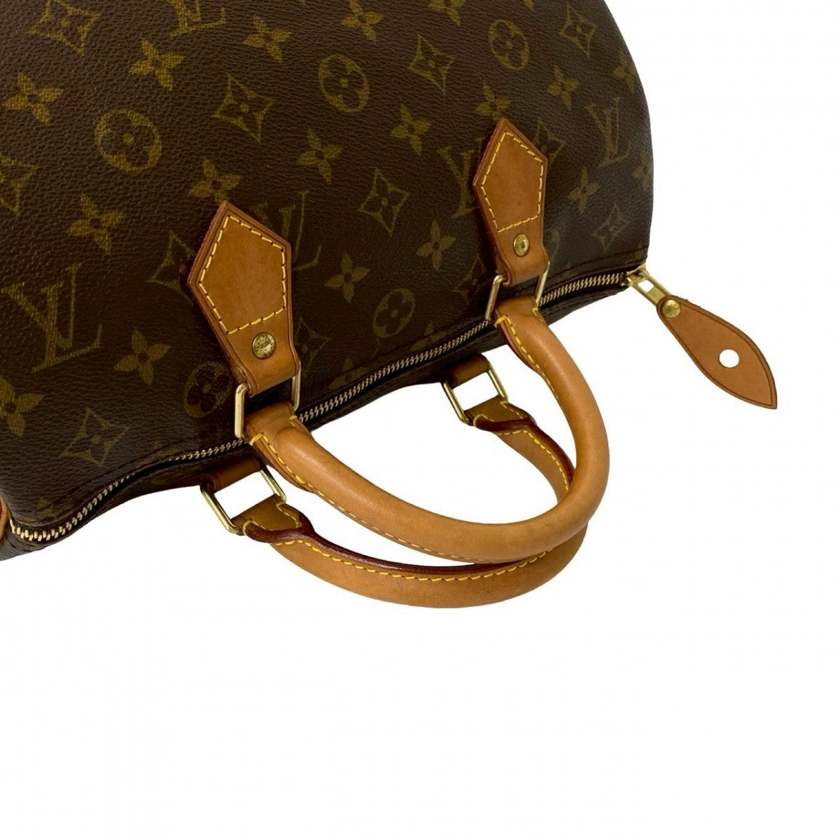 LOUIS VUITTON Handbag M41526 leather Brown Monogram Speedy 30