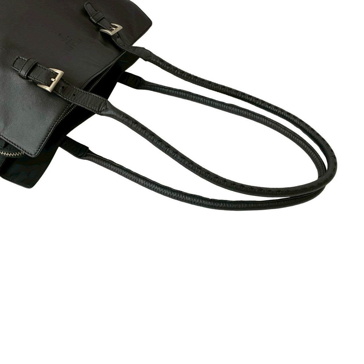 PRADA Shoulder Bag leather black