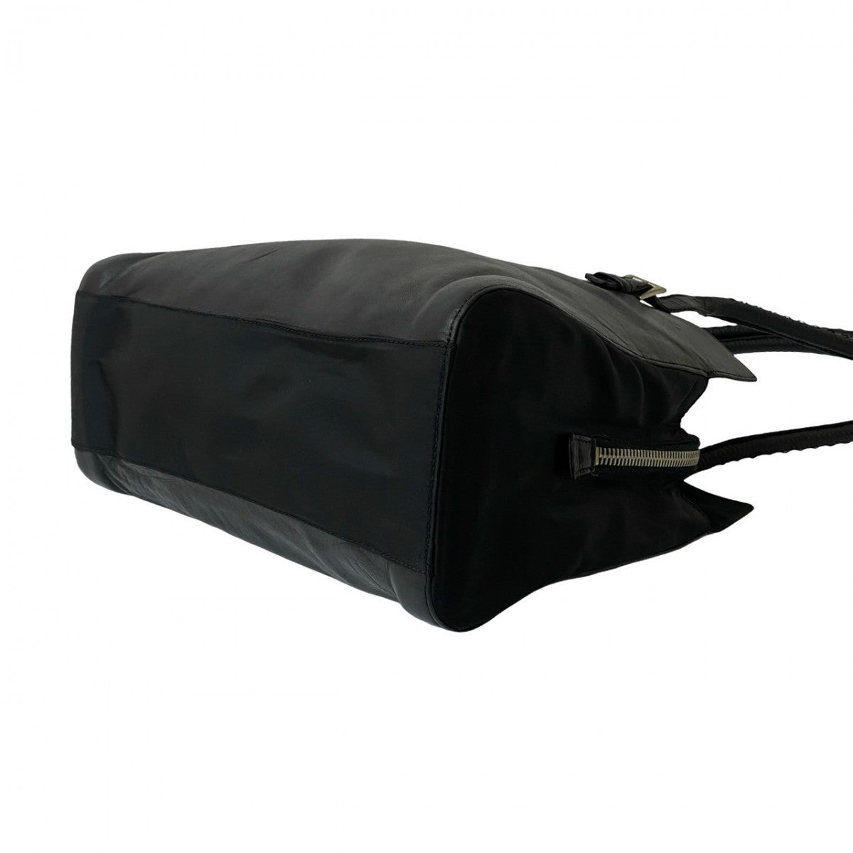 PRADA Shoulder Bag leather black