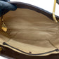 GUCCI Handbag leather Brown Sherry line Women Used Authentic