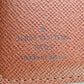 LOUIS VUITTON Bifold Wallet M61667 Monogram Brown Compact zip Women Used Authentic