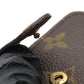LOUIS VUITTON Bifold Wallet M61667 Monogram Brown Compact zip Women Used Authentic