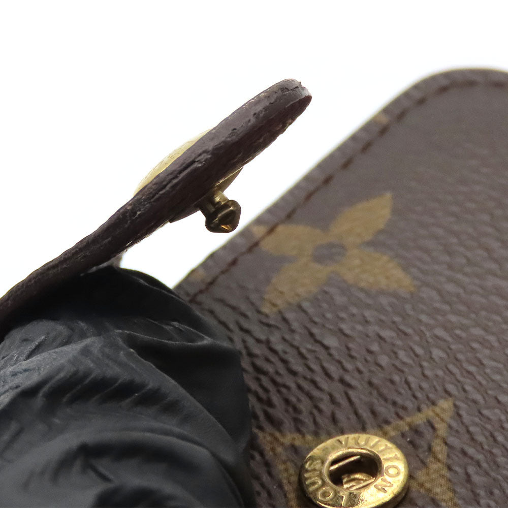 LOUIS VUITTON Bifold Wallet M61667 Monogram Brown Compact zip Women Used Authentic