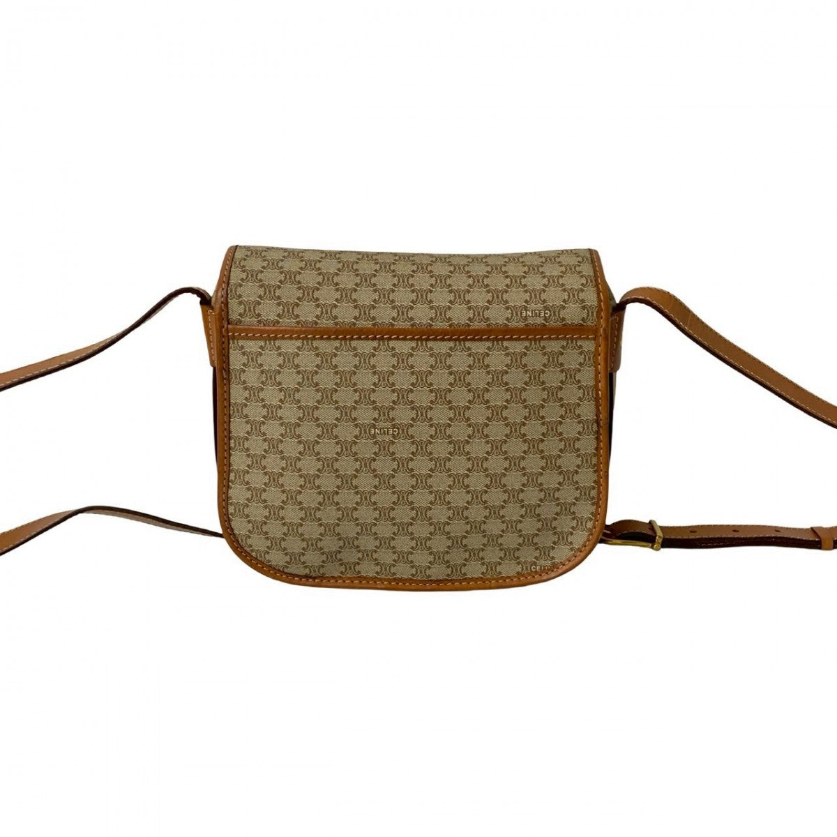 CELINE Shoulder Bag leather Brown