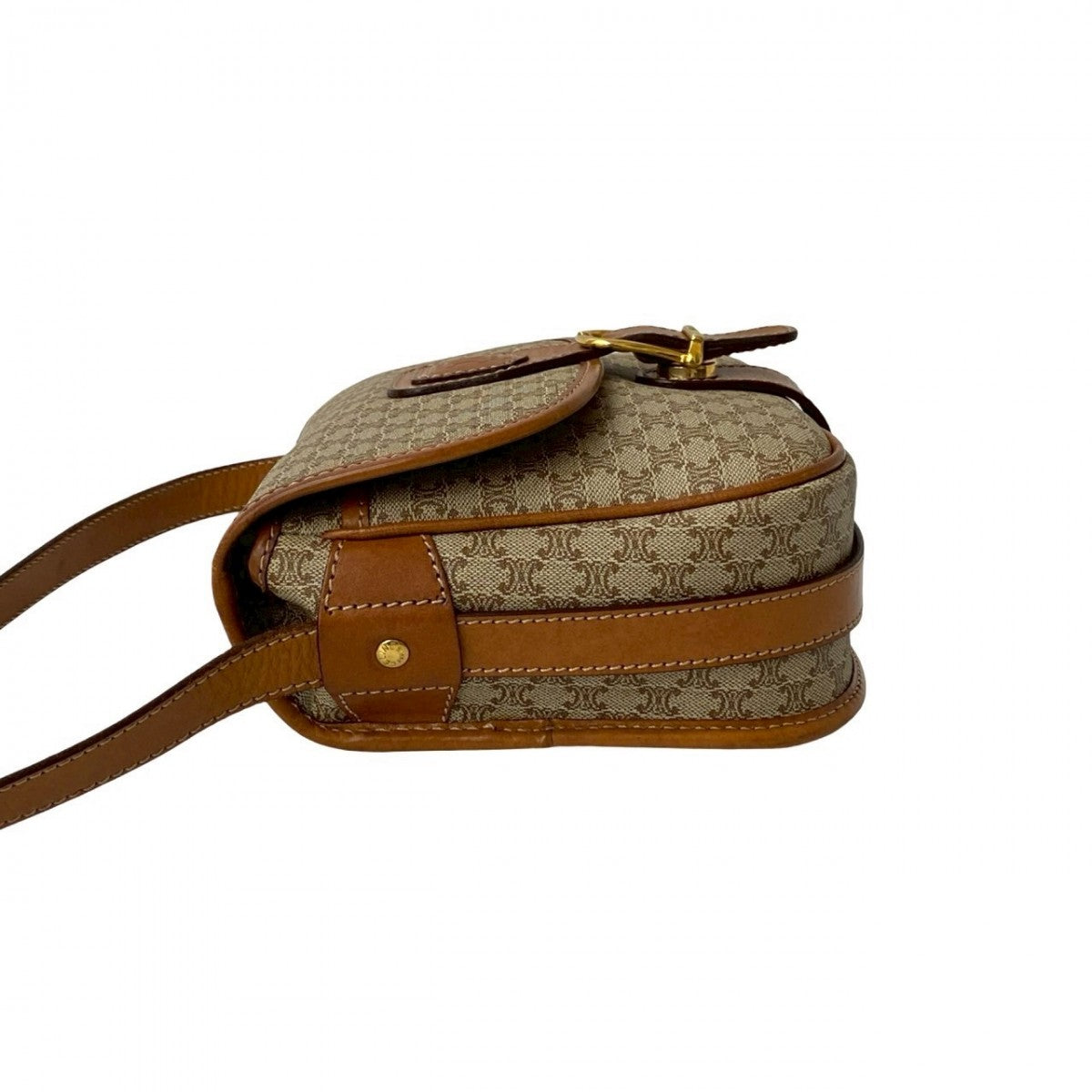 CELINE Shoulder Bag leather Brown