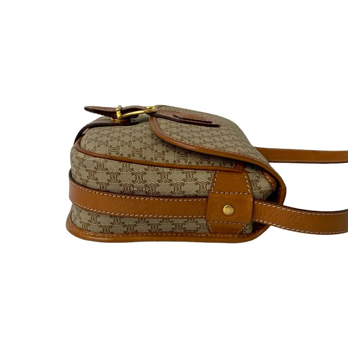 CELINE Shoulder Bag leather Brown