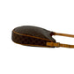 CELINE Handbag Leather, PVC Brown Macadam Blason Triomphe Pattern Women Used Authentic