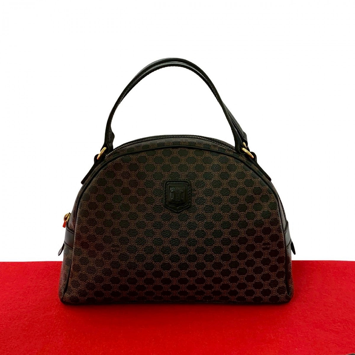 CELINE Handbag leather black