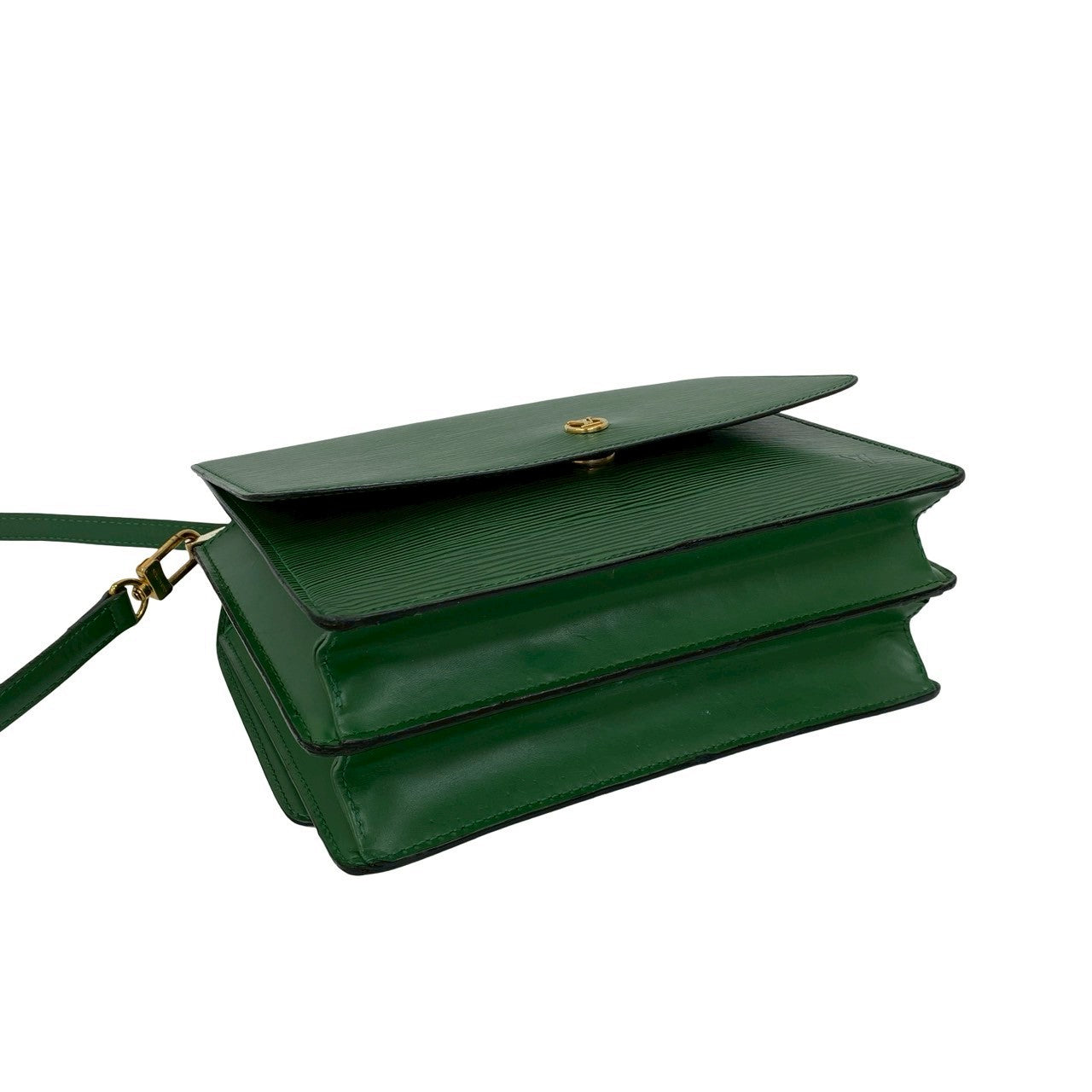 LOUIS VUITTON Shoulder Bag Epi Leather green Epi Grenel