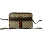 GUCCI Shoulder Bag leather Brown Sherry line