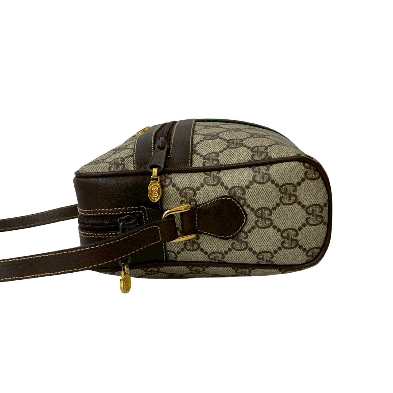 GUCCI Shoulder Bag leather Brown Sherry line