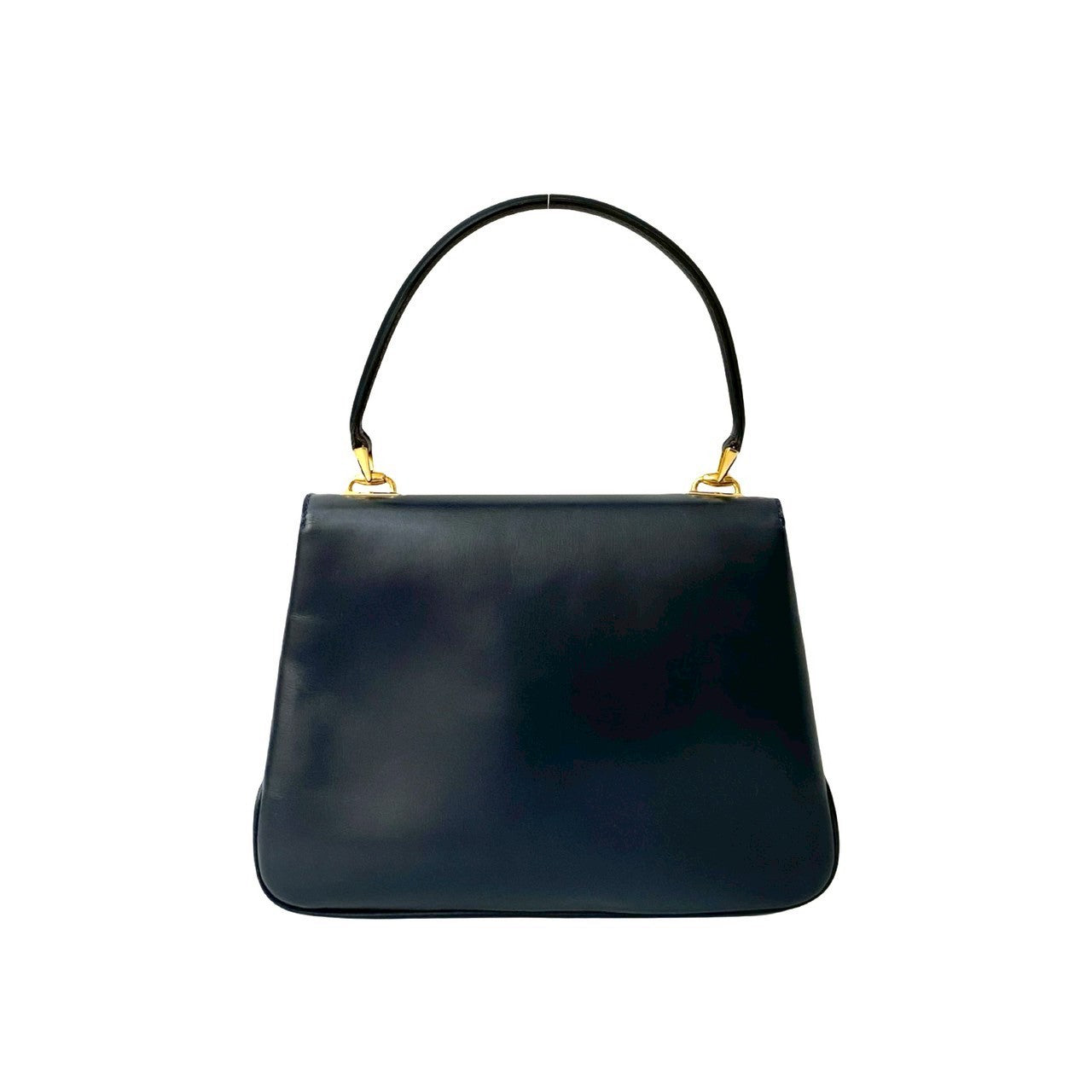 GUCCI Handbag leather Navy