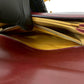 CELINE Shoulder Bag leather wine-red