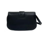 GUCCI Shoulder Bag leather Navy Horsebit