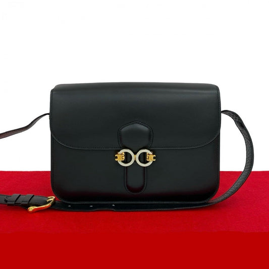 CELINE Shoulder Bag Calfskin black