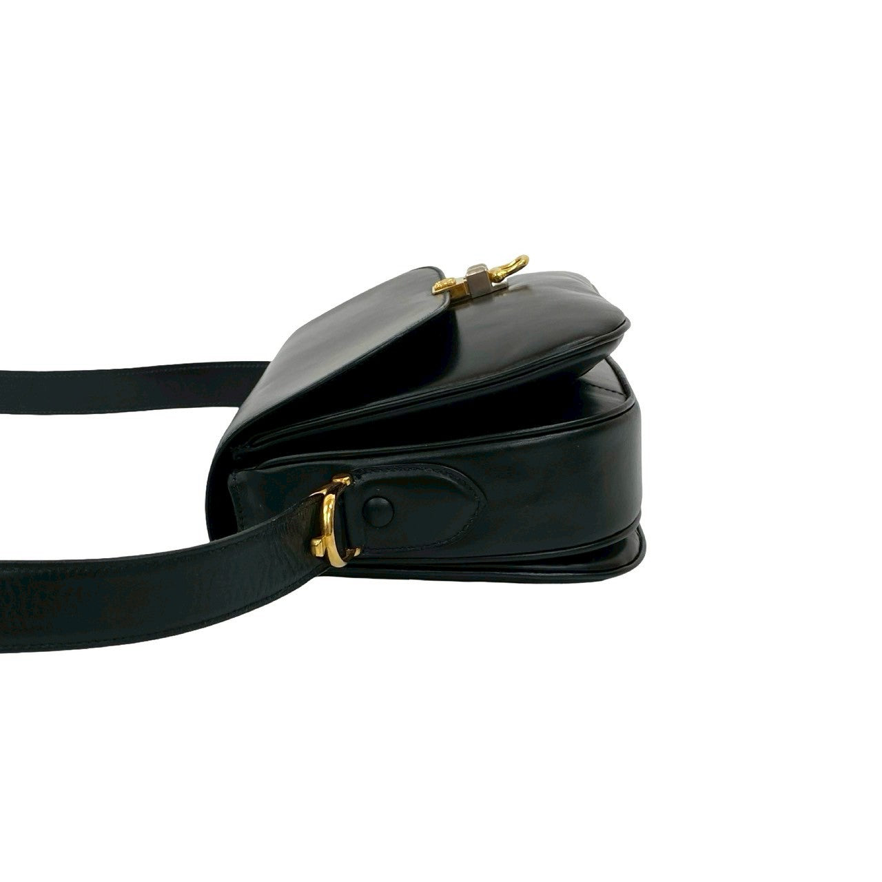 CELINE Shoulder Bag leather black