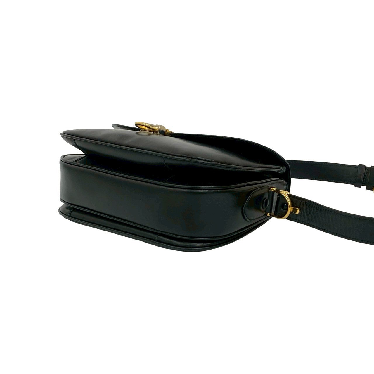 CELINE Shoulder Bag leather black