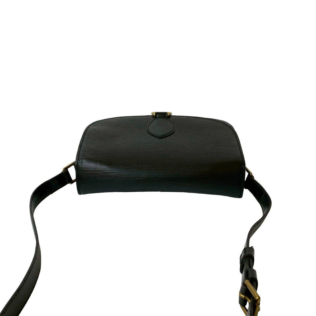 LOUIS VUITTON Shoulder Bag Epi Leather black Epi Saint-Cloud