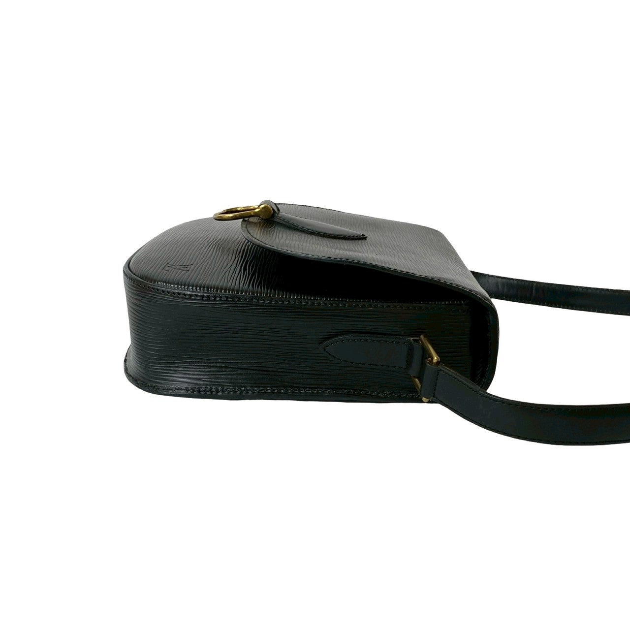 LOUIS VUITTON Shoulder Bag Epi Leather black Epi Saint-Cloud