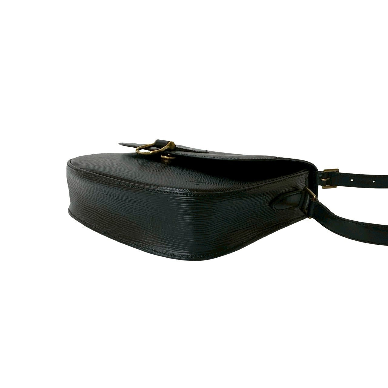 LOUIS VUITTON Shoulder Bag Epi Leather black Epi Saint-Cloud